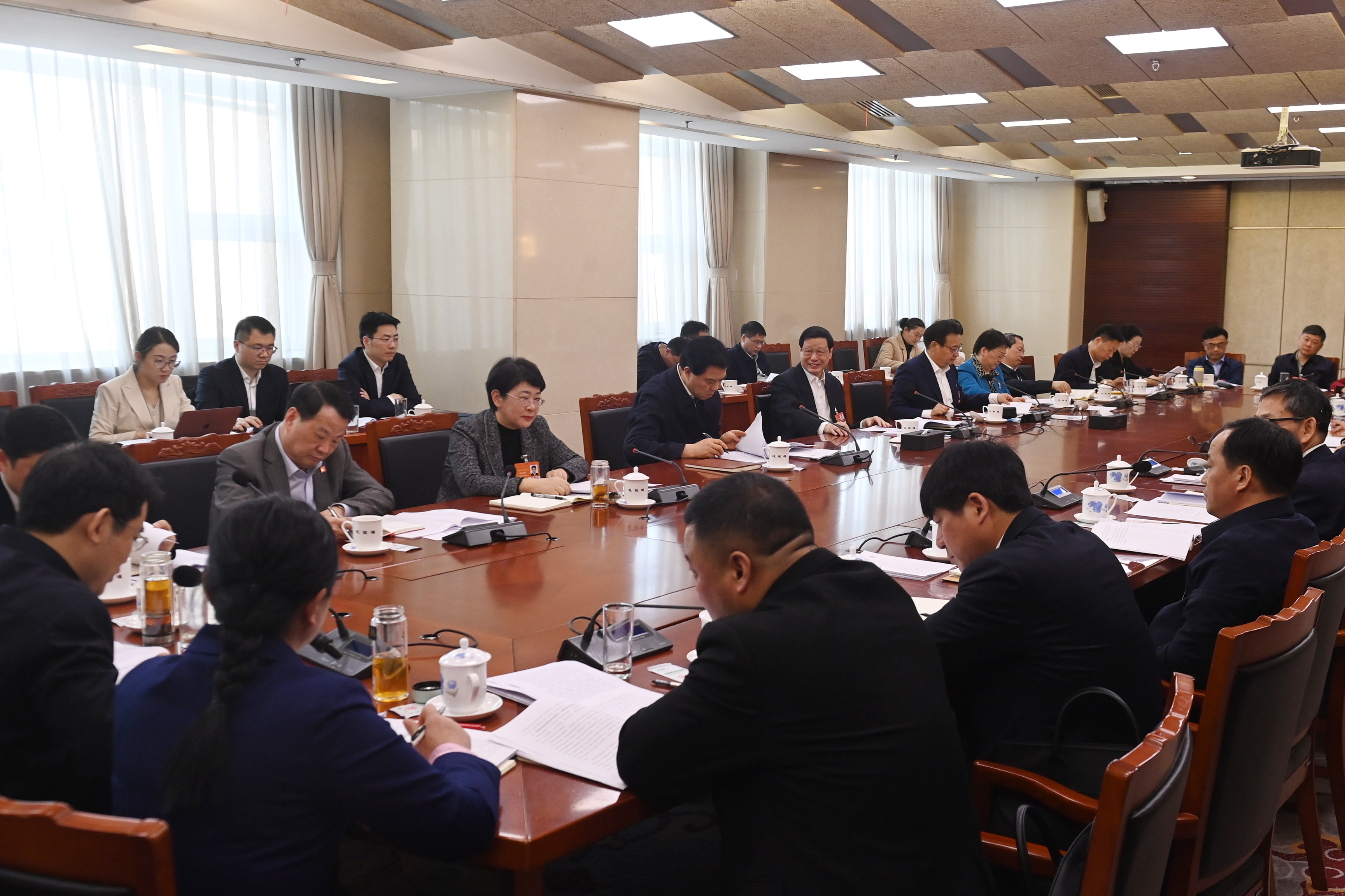 应勇在安徽代表团审议全国人大常委会工作报告